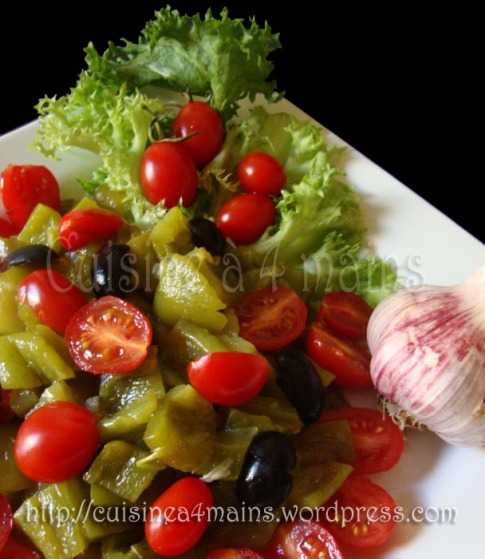 salade de poivron3 - cuisine à 4 mains